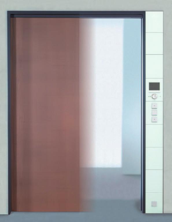 barrier-free living are paramount. The space saved by the use of sliding doors is substantial, as the room required for opening an active leaf door is rendered unnecessary.