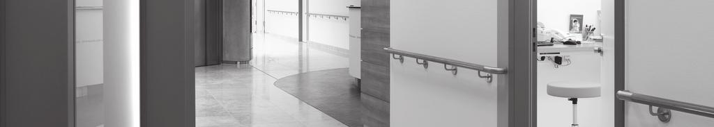 LineaCompact-S Solutions for sliding doors running in the wall The profiles of the entry case are reinforced in the LineaCompact-S design.