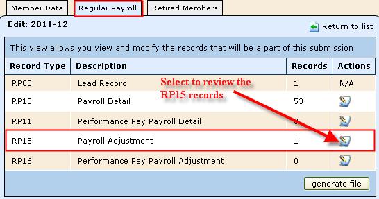 Compliance > State > Texas > TRAQS Once payroll is complete, and the user is preparing TRAQS reports, the RP15