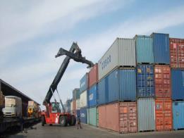 Containers and heavy equipments for construction are fine to get
