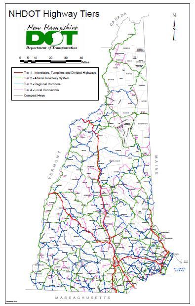 NH DOT Transportation Planning Functional Class State Highway Tiers First Draft of State Long Range