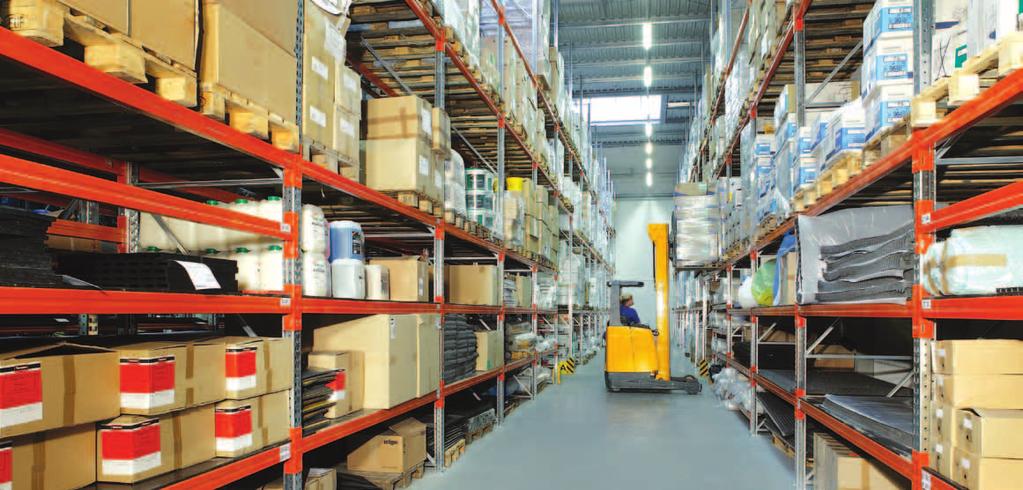 Pallet shelving systems Efficient, orderly and sturdy Pallet shelving systems are used for storing mainly palletised goods.