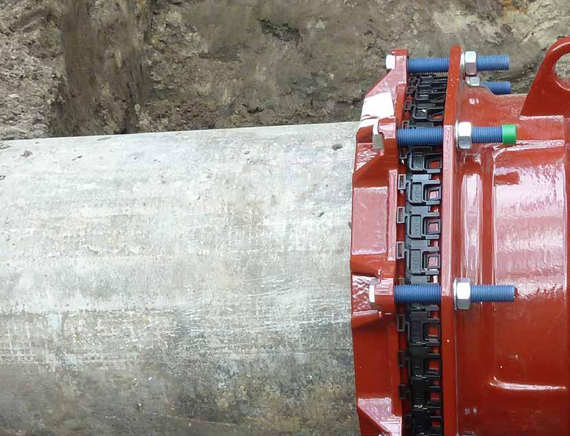 MULTI/JOINT 3000 Plus In your daily work you may encounter pipe systems of various materials in the ground. You will need to connect these with new pipe materials and preferably have a joint.
