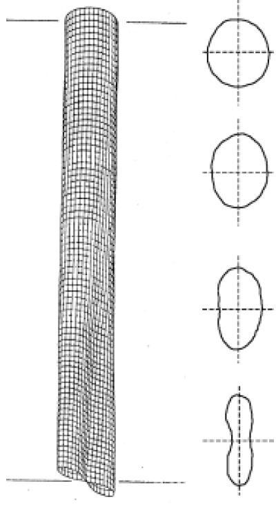 sediments, below which grouted insert piles were to provide the main axial support (Figure 5).