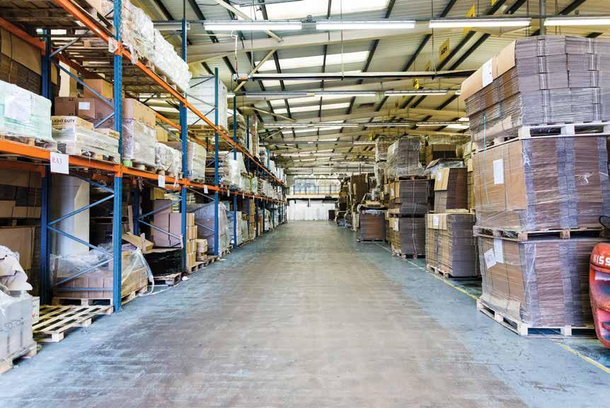 l Release your storage space l Minimise packaging materials kept on site l Improve cash flow Just-in-time Supply & Logistics Centrally based, our Wolverhampton distribution centre has transport links