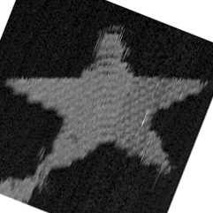 Atomic force micrograph (AFM) image.