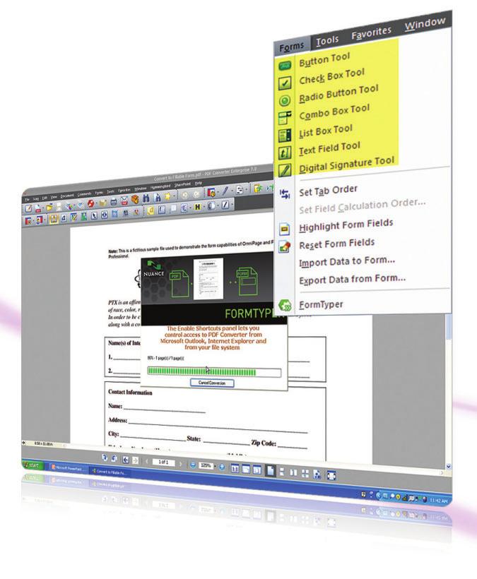 efficiently, including the ability to convert a PDF to audio, merge multiple