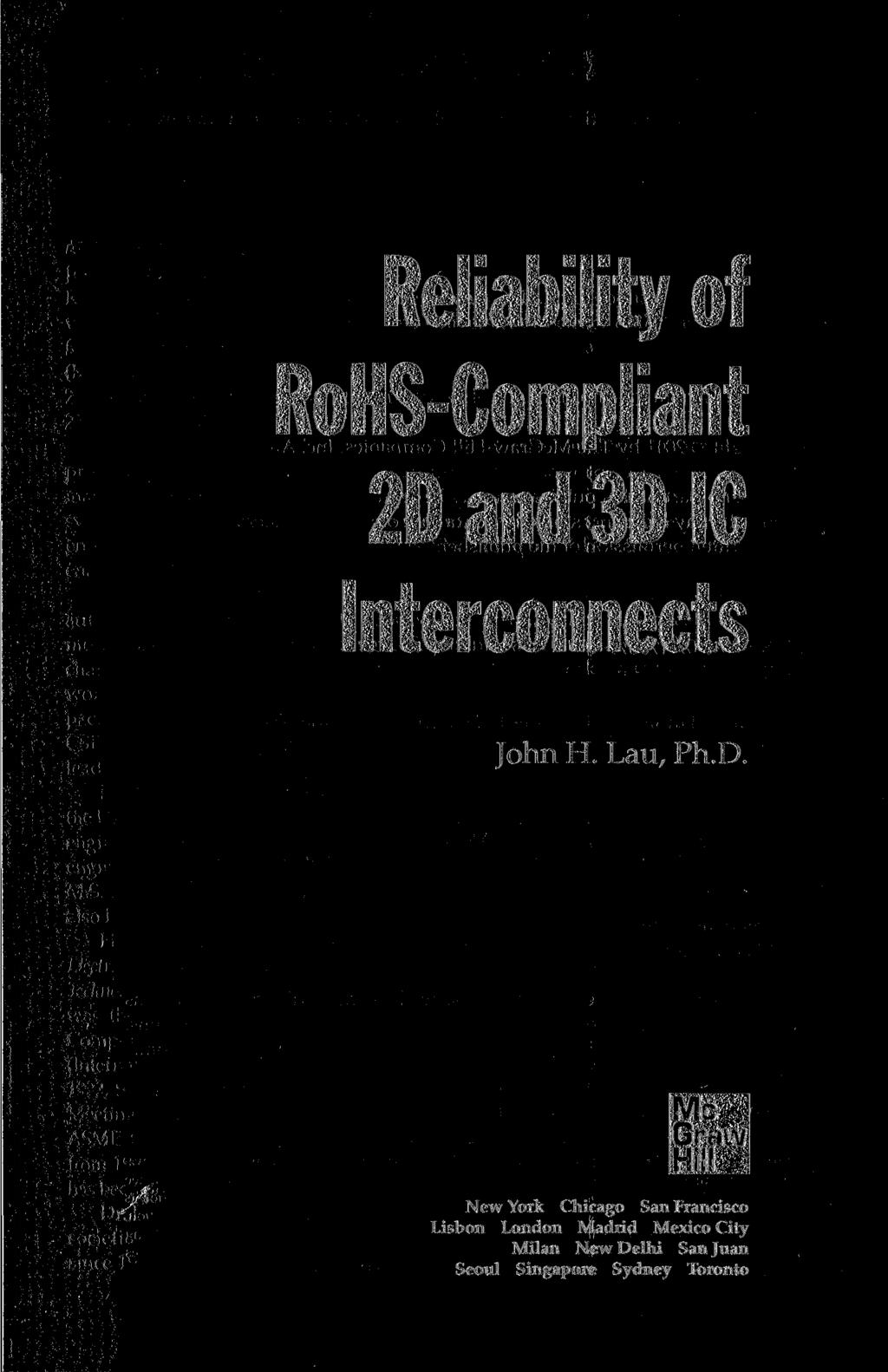 Reliability of RoHS-Compliant 2D 