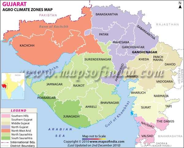 Agro-climatic Regions of Gujarat Gujarat