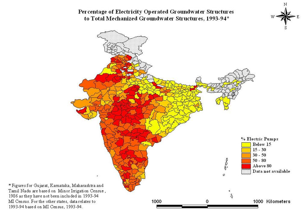 But then, there is the energy divide: Farmers in eastern India depend pre dominantly on diesel pumps, while rest of India
