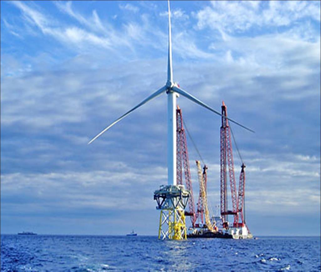 RePower 5 MW wind turbine designed in Germany