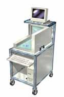 Mounted on a robust trolley with integrated power supply, the KHT MultiScan is a complete mobile station for measuring the dimensions and weight of your items.