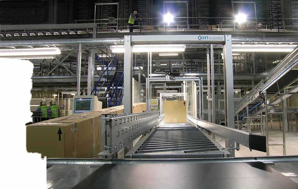 KHT ProfileScan DVM Measuring frame for roller and belt conveyors The KHT ProfileScan identifies, monitors, and classifies product profiles while they are passing at speeds up to 2 m/s.