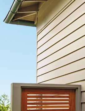 Cladding a house Timber weatherboards create comfortable homes in summer and warm homes in winter reducing the need for artificial heating and cooling due to the excellent thermal insulation offered