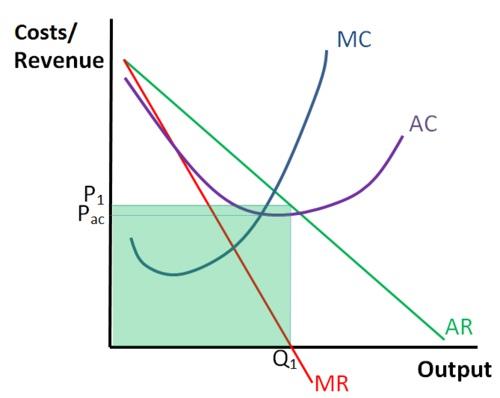 41. Price Inelastic 45. Profit Maximisation 42. Price Mechanism An increase in price reduces total revenue, and vice versa 46. Revenue Maximization Beyond Q1, MC > MR so TR declines 43.