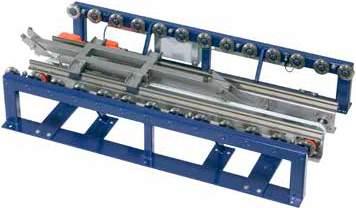 This system consists of: an extracting unit to pull the pallet with either 2 or 3 stacks of