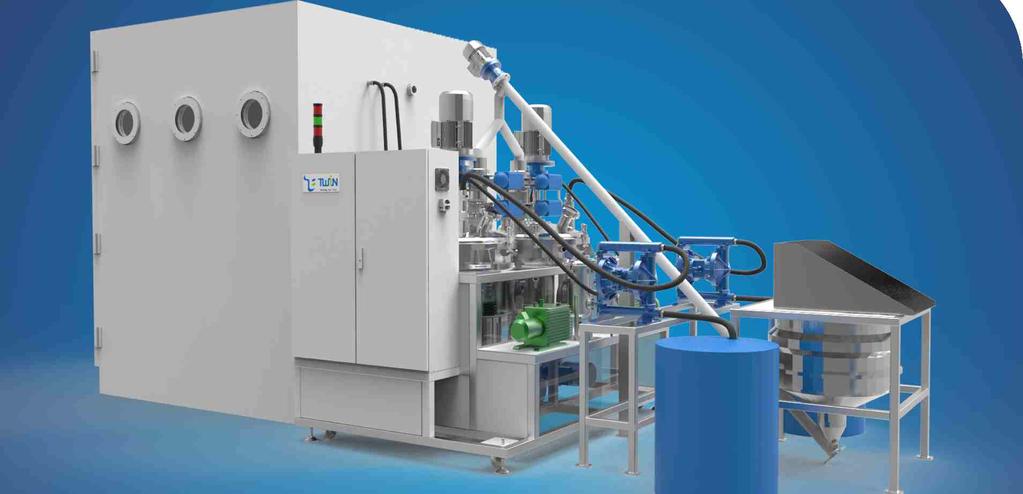 PRODUCT TWIN ENGINEERS l ELECTRICAL CASTING l 07 Vacuum Casting Plant (Combo System) Twin's Table Top MMD is a compact, power packed machine equipped with advanced electronic controls.