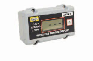 Mechanical Dial Torque Indicator Figure 6-12 Wireless Remote Display Figure 6-13 Accurate within ± 2% if kept in good working condition. Fits tools with 5-1/4 and 7-5/8 bolt circles.