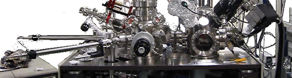 molecule evaporator (behind) LEED/Auger 4 source metal evaporator