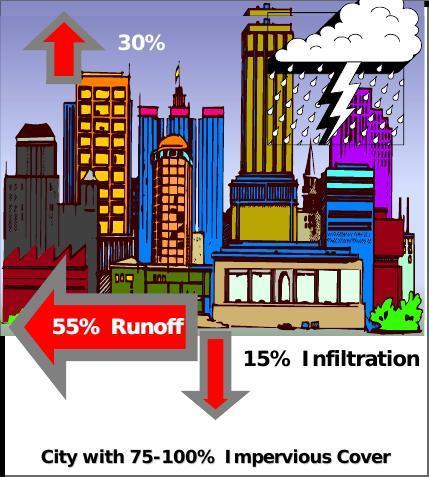 > 1.1 Specificities of the urban context Causes of urban rainwater management