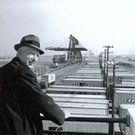 The containerization revolution 60th anniversary in 2016 Malcolm McLean Invented in 1956 the first intermodal shipping container Wikipedia MSC OSCAR over 19,000 TEU capacity Wikipedia Maiden
