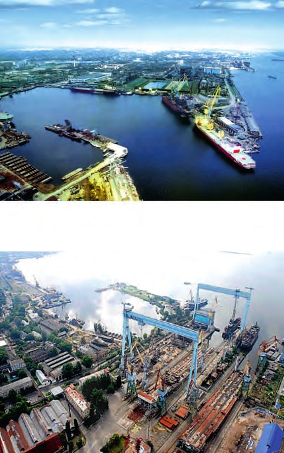The Group currently directly owns 2 largest Ukrainian shipyards