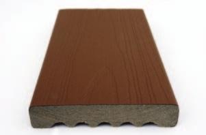 Striking colors and graining offer the look of rich wood Protective surfaces provide enduring