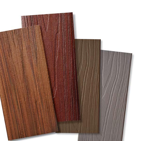 by EverNew PT deck boards and fascia Actual Actual Available Width Thickness Lengths 5/4x6 Deck boards (grooved) 5.4".