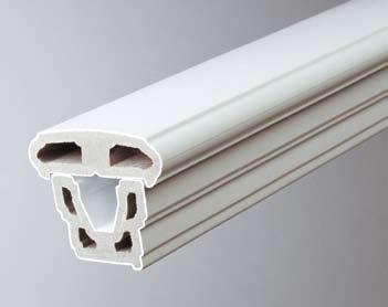 pvc composite railing system 3-1/2" 2-13/16" 1-15/16" The Panorama capped composite railing system features a classic painted wood railing design with handcrafted authenticity and true architectural