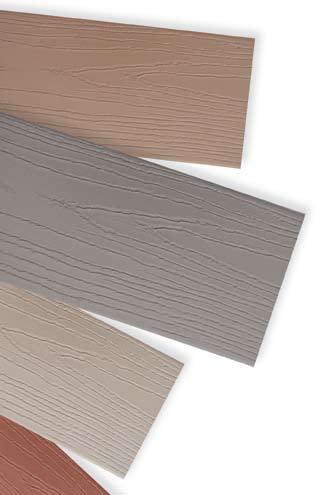by EverNew LT deck boards and fascia Actual Actual Available Width Thickness Lengths 5/4x6 Deck boards 5½" 1" 12', 16', 20' Fascia 11¾" ½" 12' Easy,