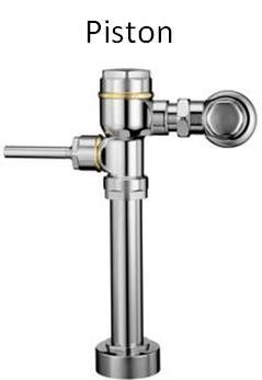 Flush Valve Specification 19 Install piston type flush valves and eliminate the use of diaphragm valves