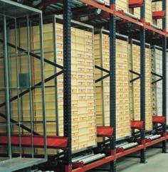 Stillage containers Live storage can be adapted to store