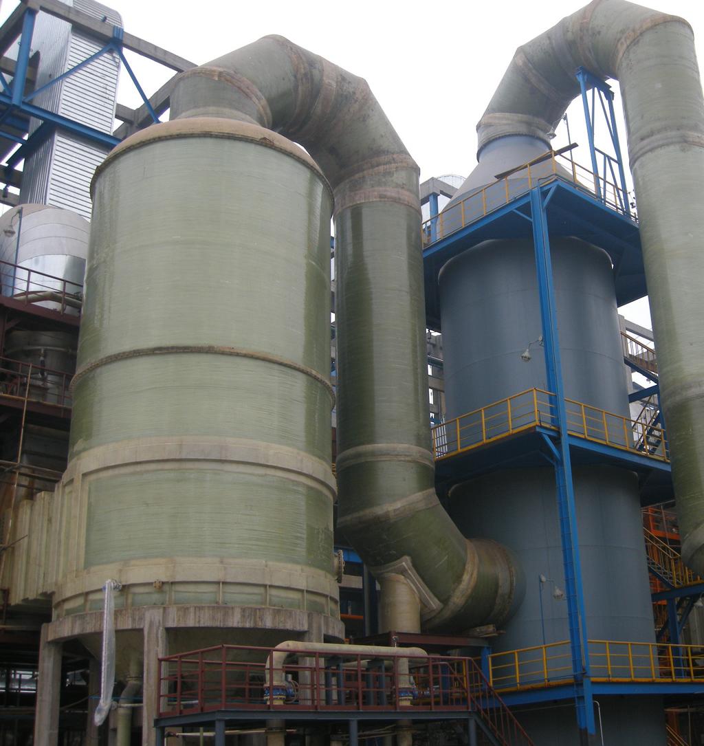 applied to the non-ferrous industry when the SO 2 by-product is converted to sulfuric acid.