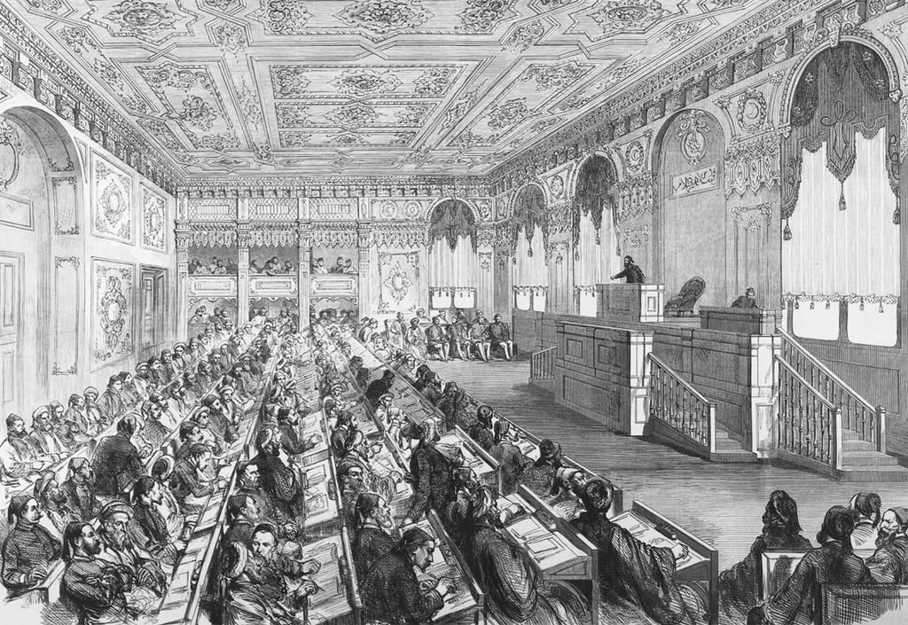 Ottoman reformers established a parliament in 1877, but the sultan retained most