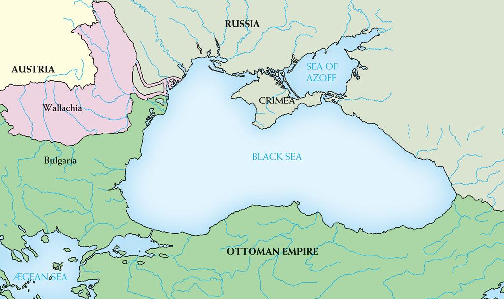 Map 22 1 The Crimean War Although named after the Crimean Peninsula, the Crimean
