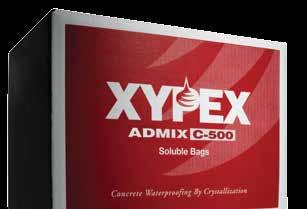 The Right Products Xypex Admix Advantages Permanent integral waterproofing Enhances concrete