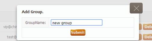 07 To group your subaccounts, you have to create a new group first, click Add next to Group.