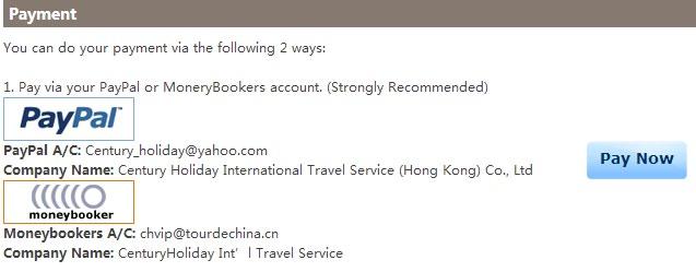 For bank transfer, you can choose the banks we listed.