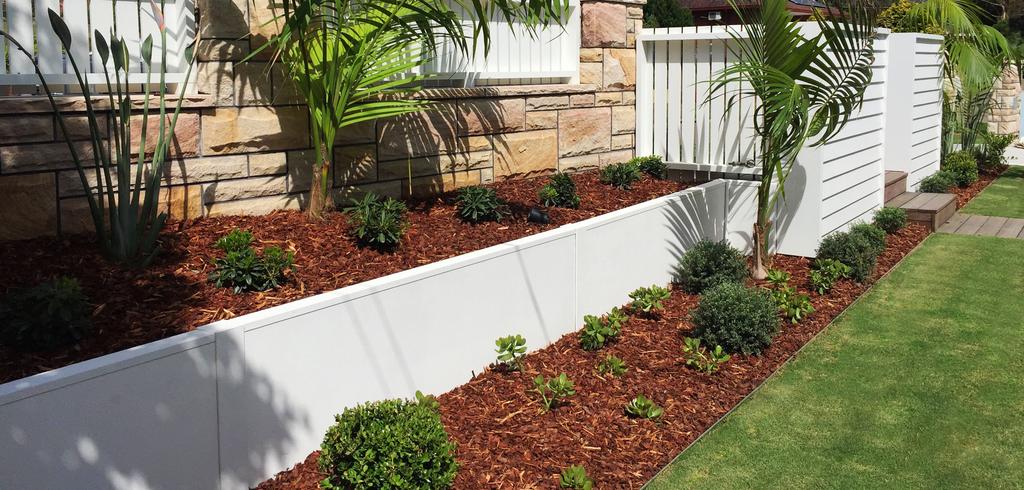 CASE STUDY DIY RETAINING WALL PROVIDES COST-EFFECTIVE SOLUTION TO CREATE BEAUTIFUL LEVEL LAWN Background This resident needed to level the uneven yard of his home situated on the low side of the