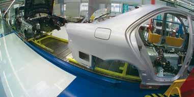 Sikafloor SYSTEMS IN ASSEMBLY LINES The final assembly, also called Trim-Chassis-Final, involves a wide variety of tasks requiring high precision; seats, dashboards, windows and
