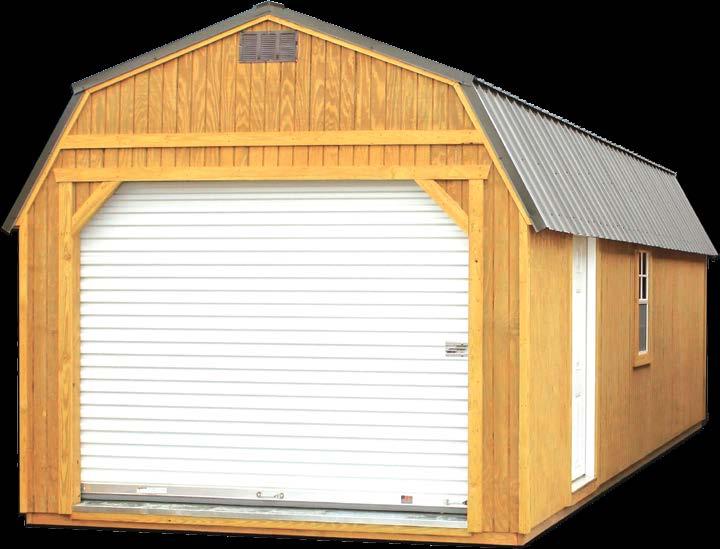 The Utility Style Playhouse Package will include 8 ft. walls.