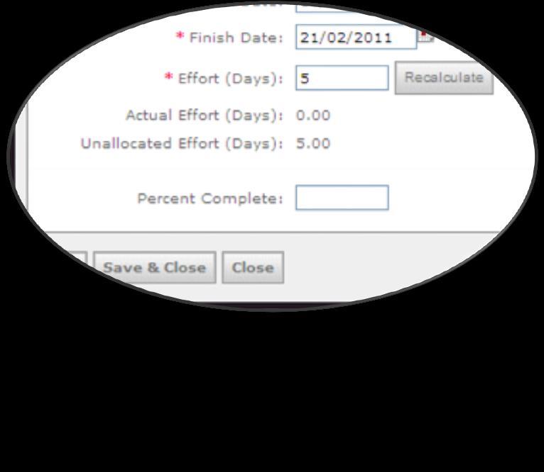 This means that you will always have assignments displayed where your input into task progress is required.
