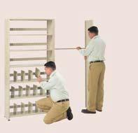 Imperial Shelving can be used within the office environment anywhere tab filing is used.