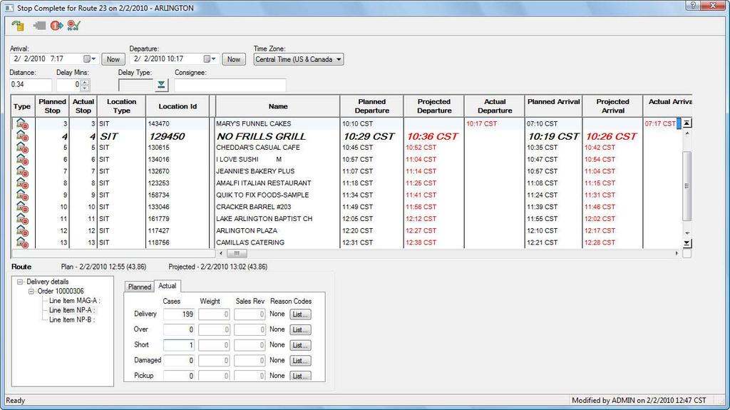 Dispatch Software Application Real-time updates on delivery status Track arrival, departure and POD