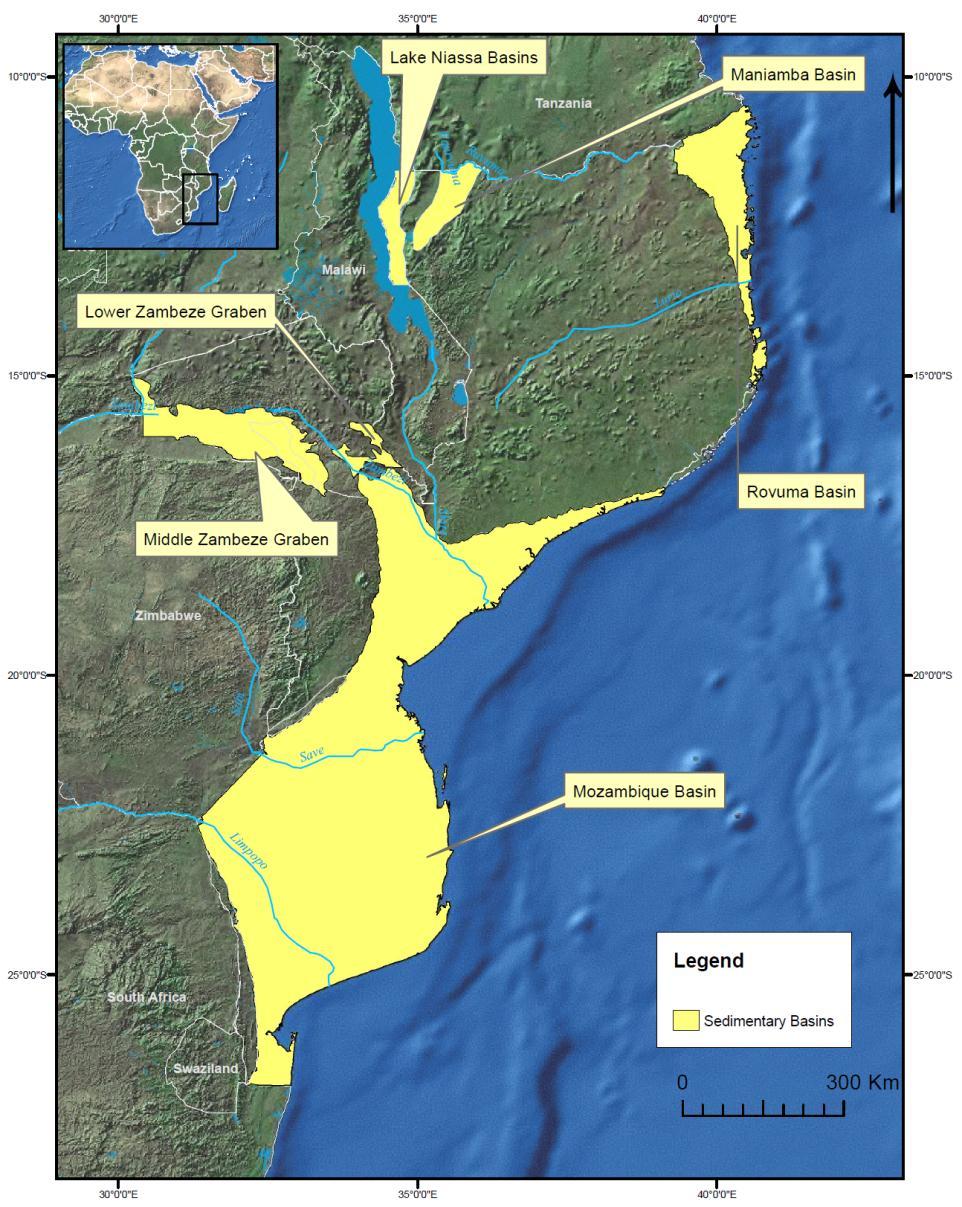SEDIMENTARY BASINS Rovuma Basin Mozambique Basin
