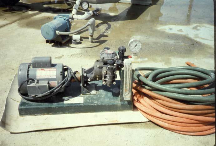 Fertigation in Pressurized Systems Goals: Material injected into the drip