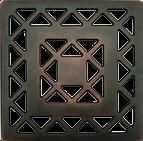 The 5mm (3/16")-thick copper Designer Series grates employ a