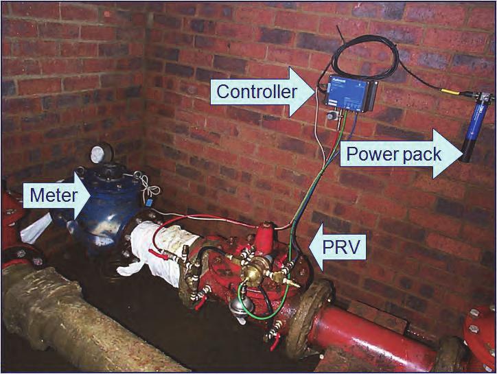 Figure 92: Typical flow modulated controller installation In most cases, flow modulated pressure control is as sophisticated as most water utilities will consider.