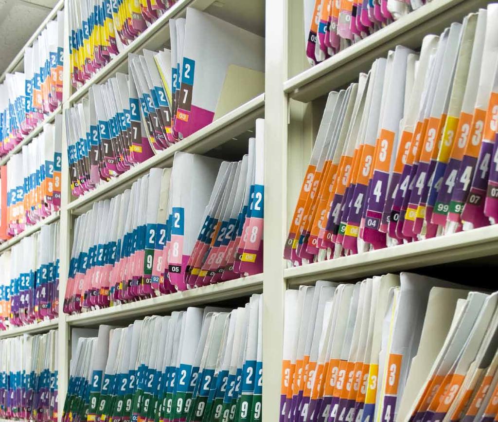 Critical documents such as patients charts, reports, X-rays and laboratory results collectively occupy a major amount of extremely expensive space within the medical practice.