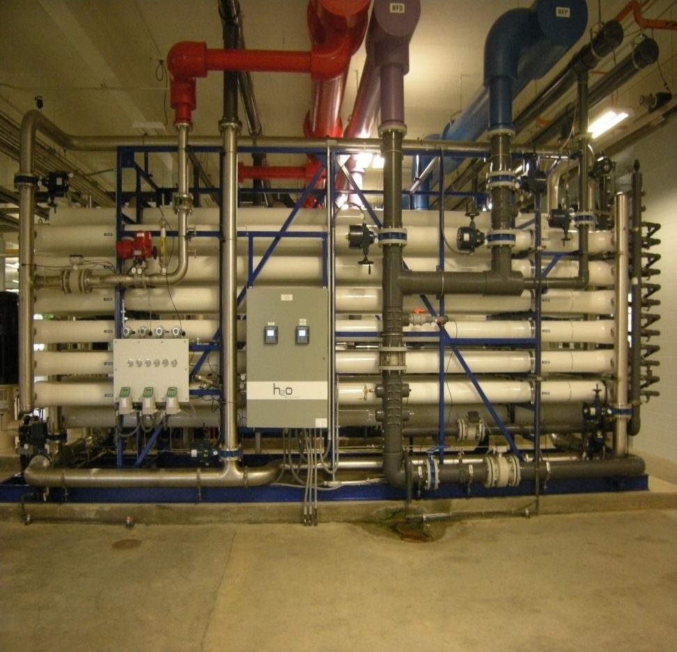 RO Membranes Groundwater and Surface Water Treatment Removes dissolved solids from pretreated raw water for the purpose of softening the water.